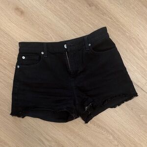 7 for all mankind black shorts